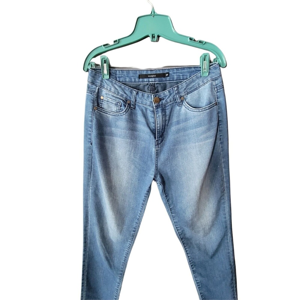 Harper Mid Rise Skinny Jeans Size 29 Blue Stretch 29